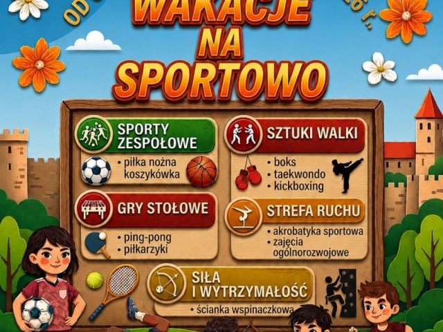 Wakacje na sportowo!