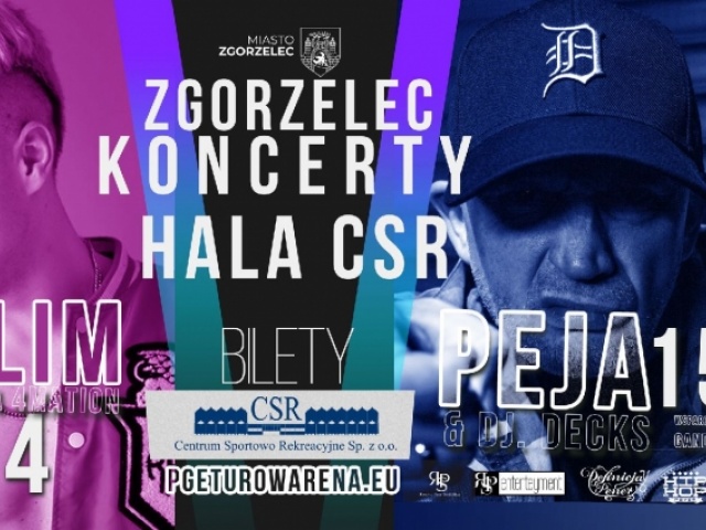 Muzyczne uderzenie w Zgorzelcu! Skolim i Peja wystąpią w Hali CSR