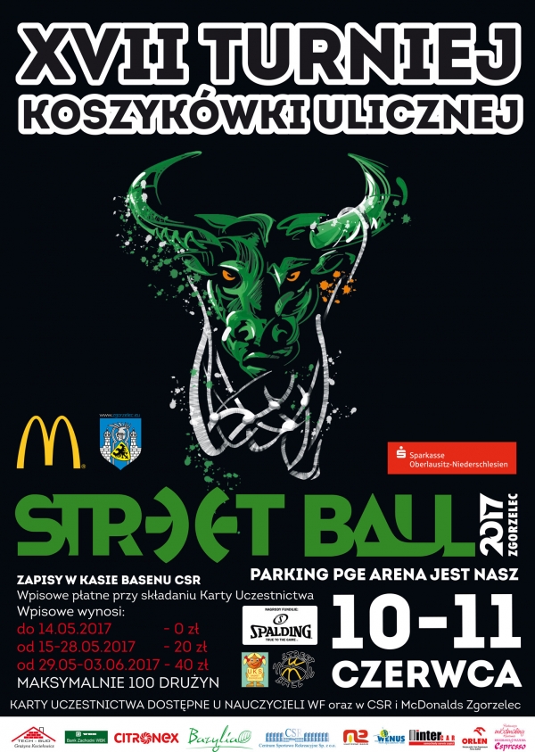 Streetball Zgorzelec 2017 - wystartowały zapisy